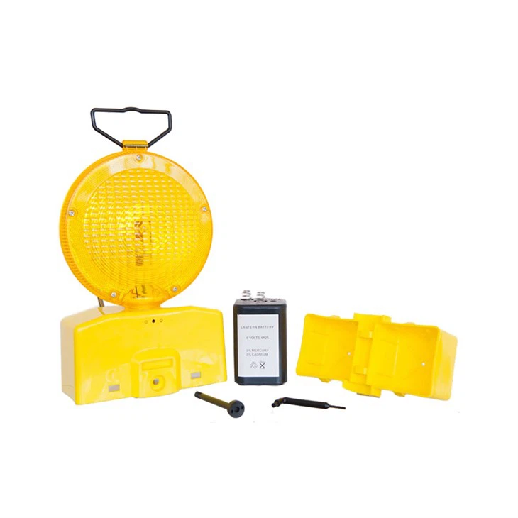 Battery Traffic Barricade Light for Work Zones, Road Maintenance